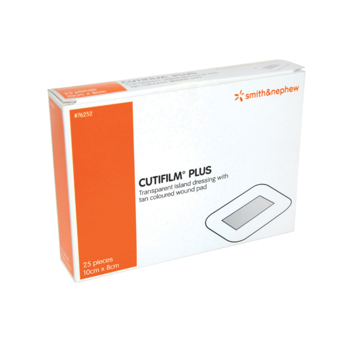 CUTIFILM PLUS Post Operative Dressing 8cm x 10cm 25 Pack