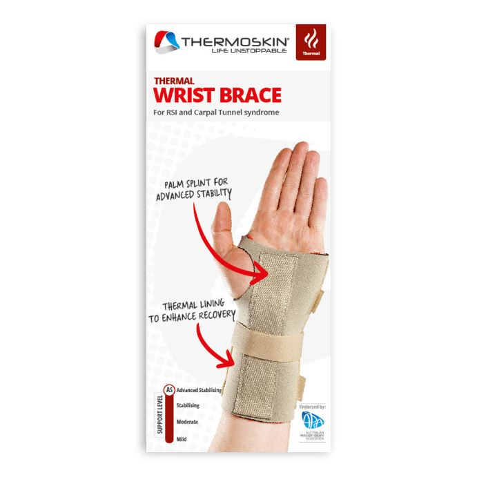 Thermoskin Thermal Wrist Brace Left XS/S Beige