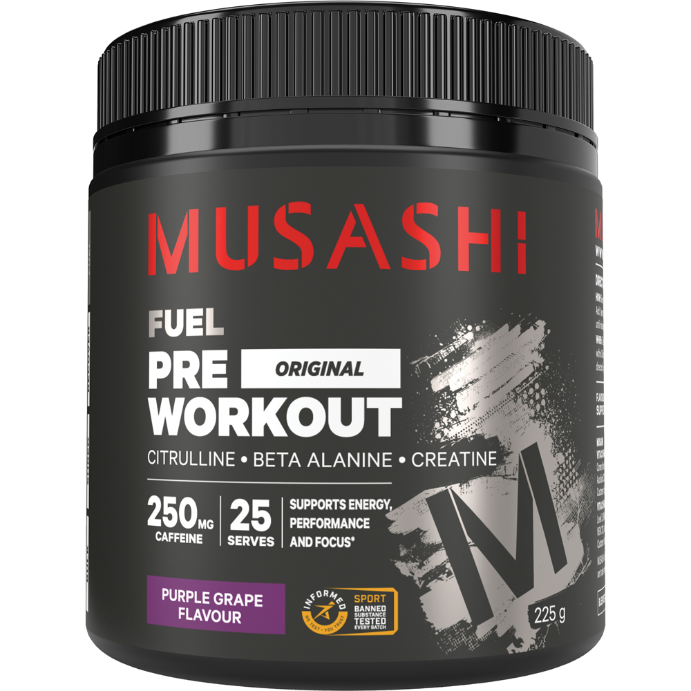Musashi Fuel Pre Workout Purple Grape 225g