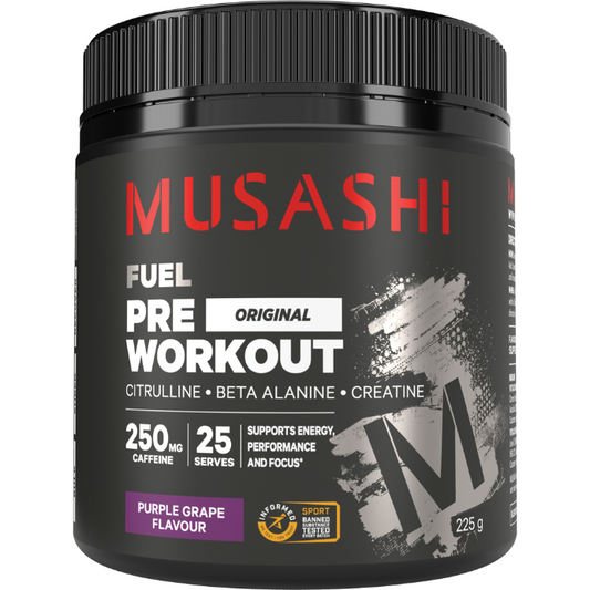 Musashi Fuel Pre Workout Purple Grape 225g