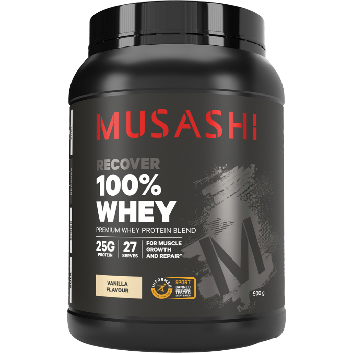 Musashi Recovery 100% Whey Vanilla 900g