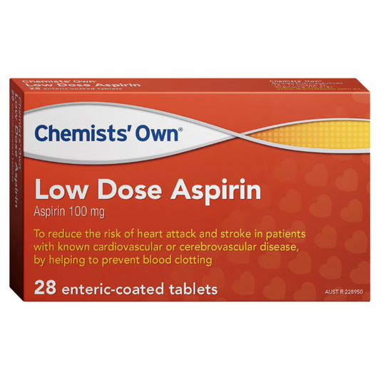Co Cardio Aspirin 100mg EC 28 Tablets