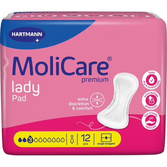 MoliCare Premium Lady Pad 3 Drops 12 Pack