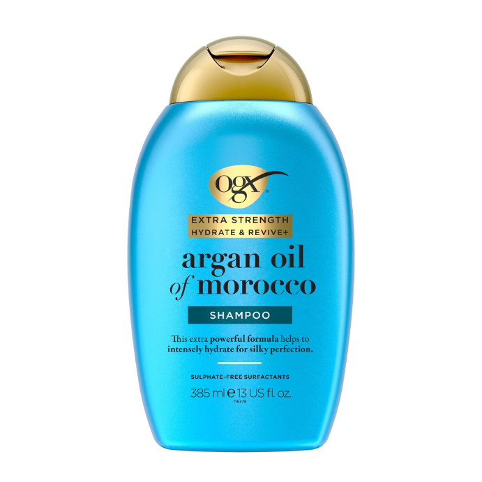 OGX Extra Strength Hydrate & Repair + Argan Oil of Morocco Shampoo For Damaged Hair 385mL