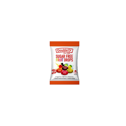 DOUBLE D Sugar Free Fruit Drops 70g