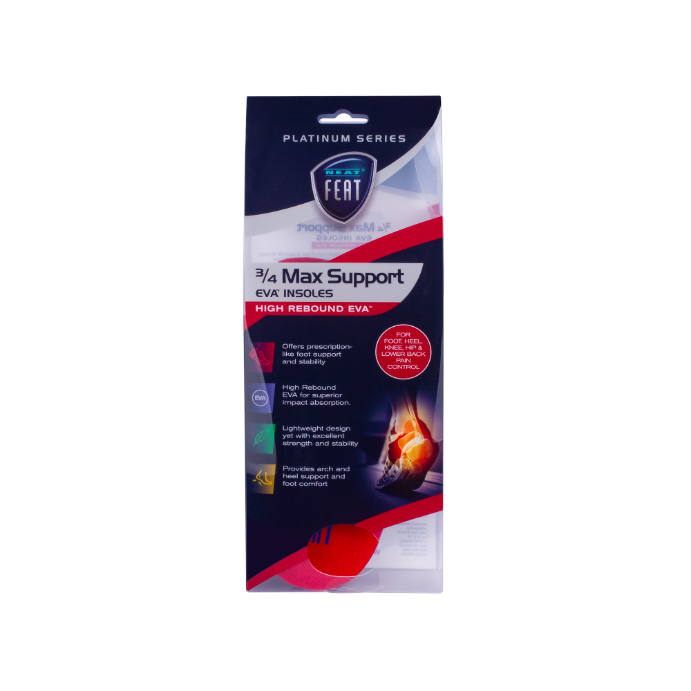 Neat Feat Max Foot Support Insoles Small 1 Pair