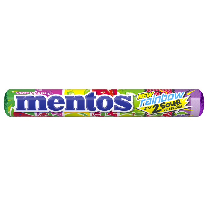 Mentos Rainbow Roll 14 Pack