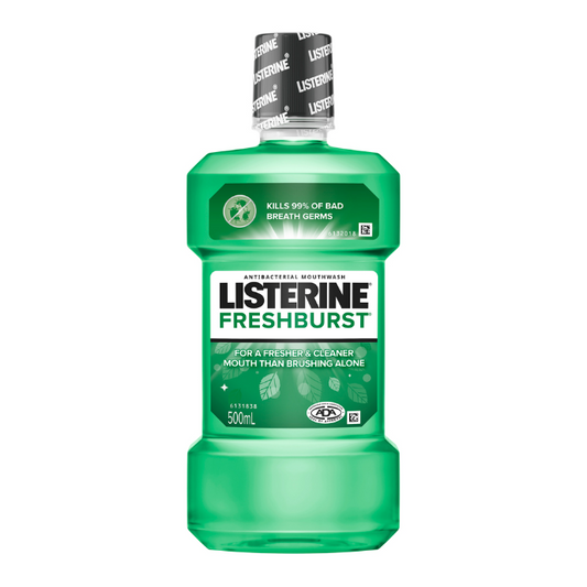 Listerine FreshBurst Antibacterial Mouthwash 500mL