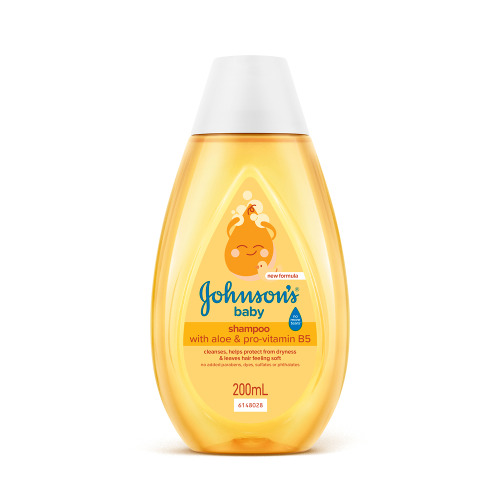 Johnson's Baby Shampoo with Aloe & Pro-Vitamin B5 200mL