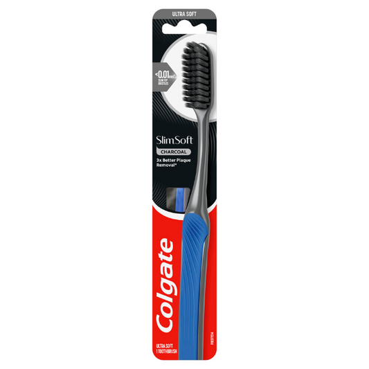 Colgate Slimsoft Charcoal Toothbrush Soft