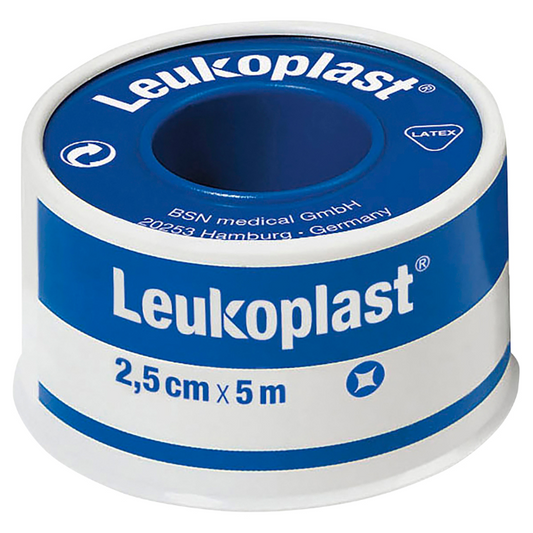 LEUKO Leukoplast Waterproof Rubber Tapes 2.5cm x 5m