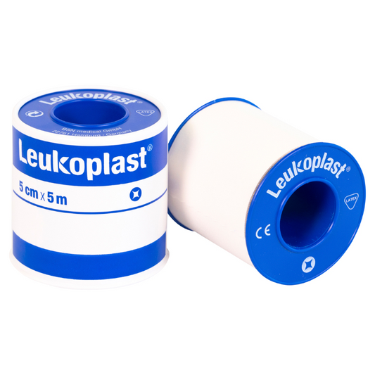 LEUKO Leukoplast Waterproof 5cm x 5m 6 Pack
