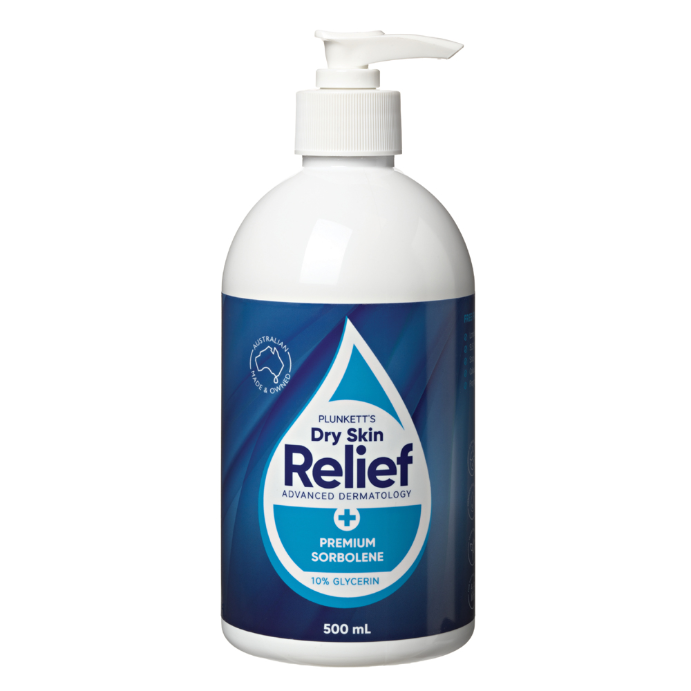 Plunketts Plunkett's Dry Skin Relief Premium Sorbolene 10% Glycerin 500mL