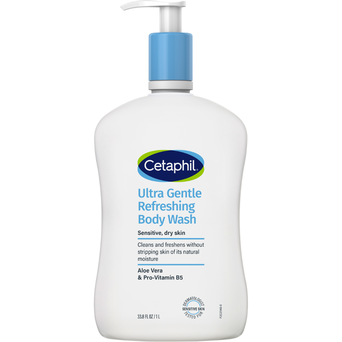 Cetaphil Ultra Gentle Refreshing Body Wash 1L