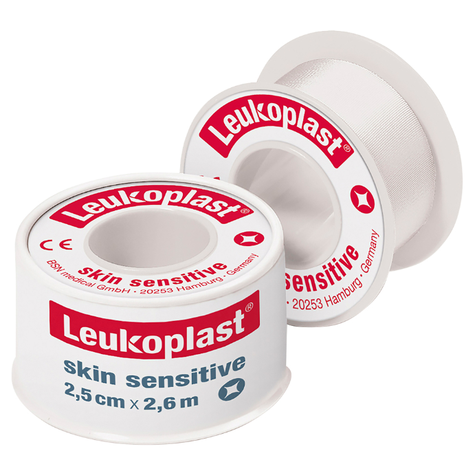 LEUKO Leukoplast Skin Sensitive Wide Arch Fixation 2.5cm x 2.6m
