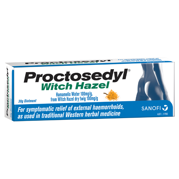PROCTOSEDYL Witch Hazel Ointment 30g
