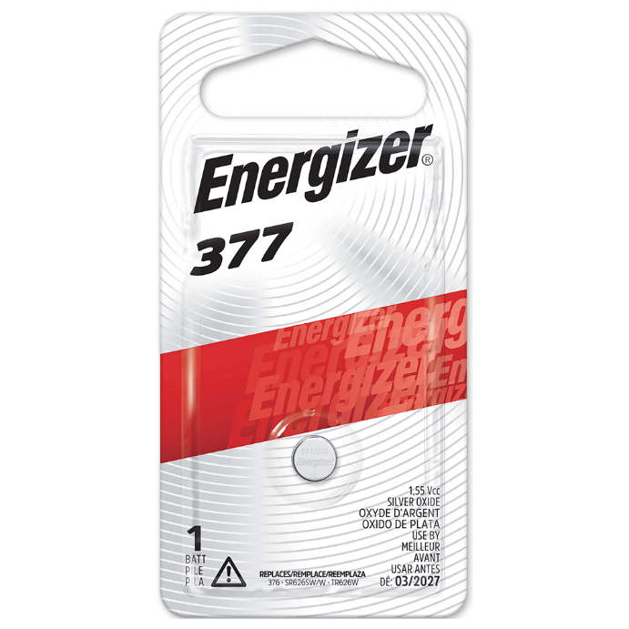 ENERGIZER 377 Silver Oxide Watch Battery