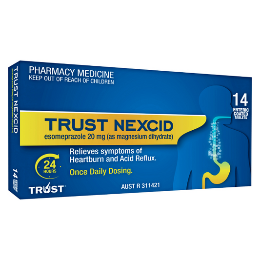 Trust Nexcid Esomeprazole 14 Tablets