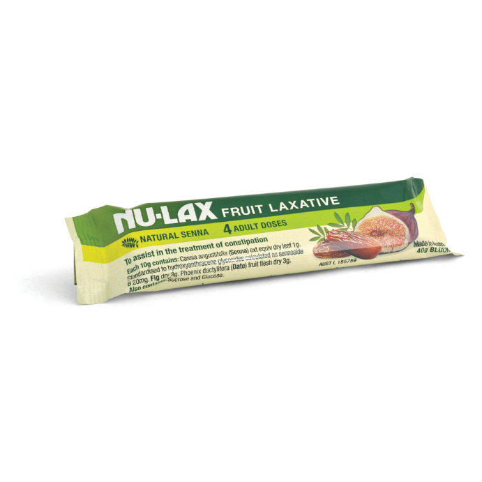 Nu-Lax Fruit Laxative Bar 40g
