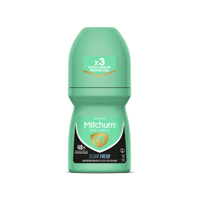 Mitchum Women Invisible Roll-On 48HR Clear Fresh 50mL