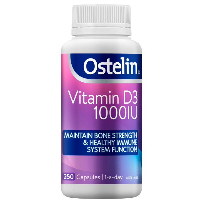 Ostelin Vitamin D3 1000IU 250 Capsules