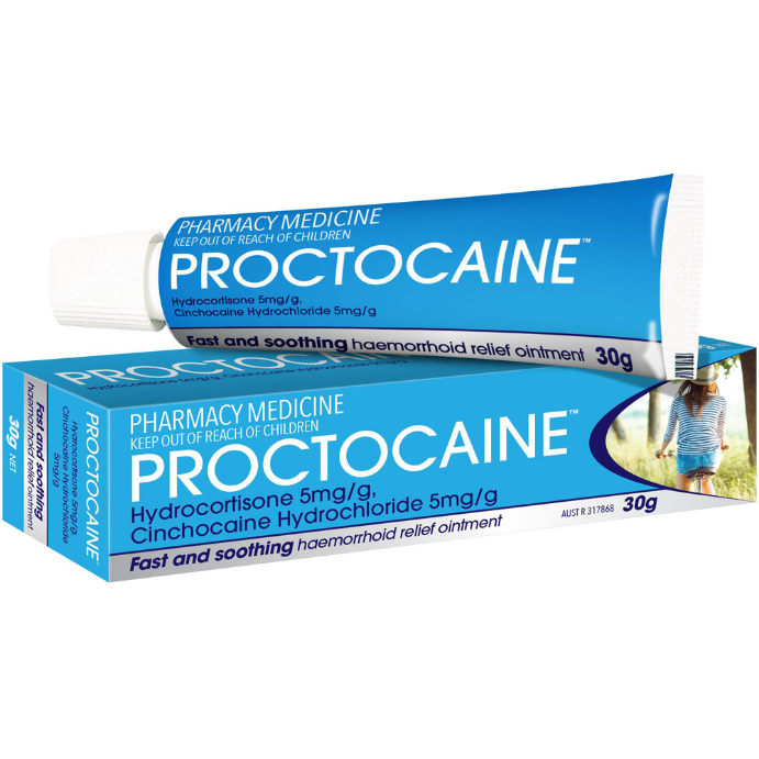 PROCTOCAINE Hydrocortisone 5mg/g Cinchocaine Hydrochloride 5mg/g 30g