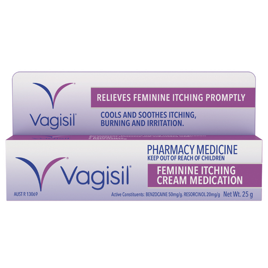 Vagisil Feminine Itching Cream Medication 25g