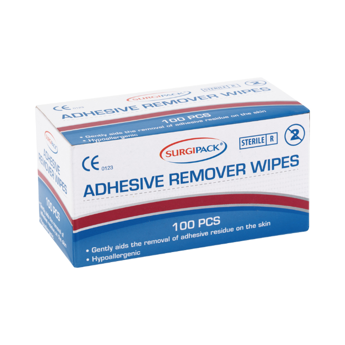 SurgiPack Adhesive Remover Wipes 100 Pack 6199