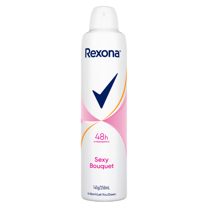 Rexona Antiperspirant Aerosol Deodorant Sexy Bouquet 250mL