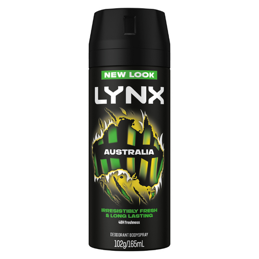 Lynx Deodorant Aerosol Australia 165mL