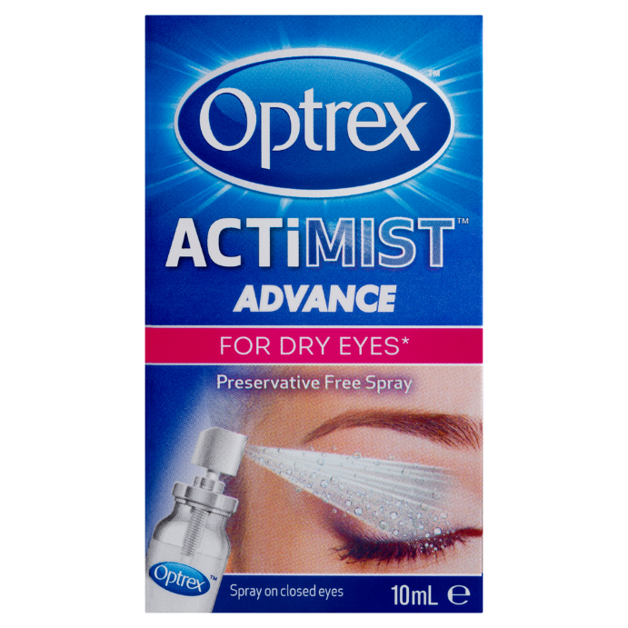 Optrex ActiMist Advance Preservative Free Eye Spray 10mL