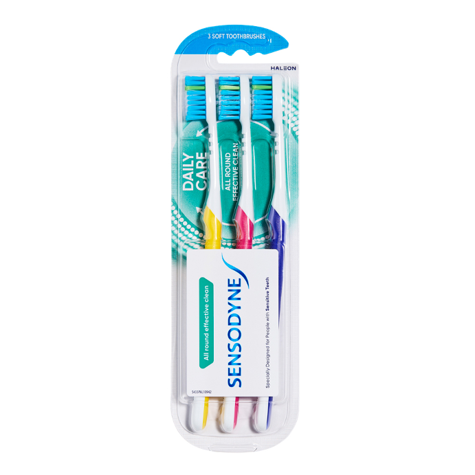 Sensodyne Daily Care Soft Toothbrushes 3 Pack