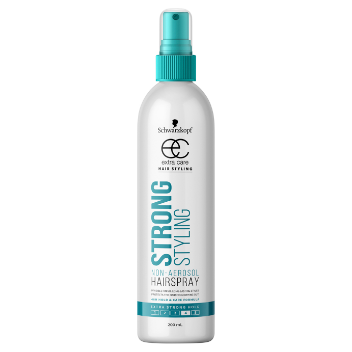 Schwarzkopf Extra Care Strong Styling Non-Aerosol Hairspray Extra Strong Hold 200mL