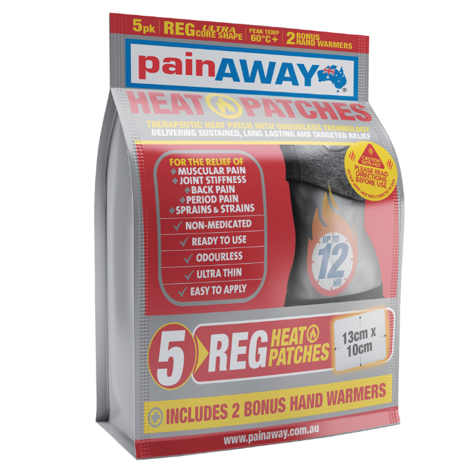 PAIN AWAY Heat Patches Regular 5 Patches