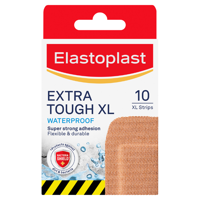 Elastoplast Extra Tough XL Waterproof 10 Pack