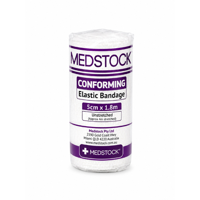 Medstock Conforming Elastic Bandage 5cm x 1.8m 1 Roll