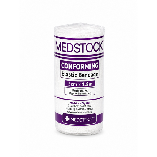 Medstock Conforming Elastic Bandage 5cm x 1.8m 1 Roll