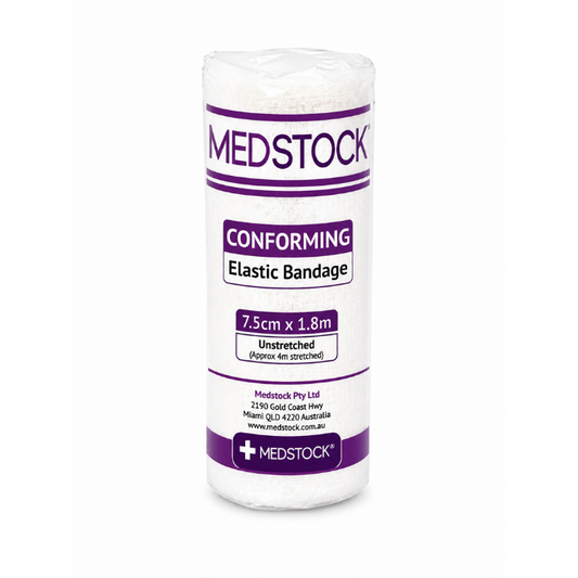 Medstock Conforming Elastic Bandage 7.5cm x 1.8m 1 Roll
