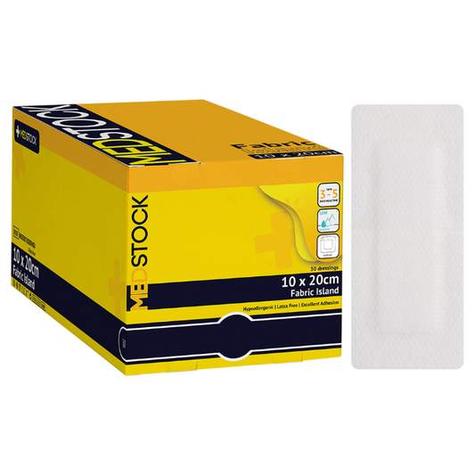 Medstock Fabric Island Dressing 10cm x 20cm 50 Pack