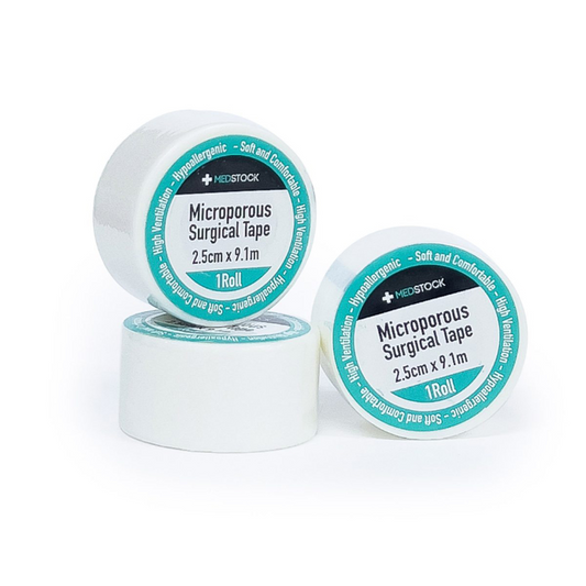 Medstock Microporous Tape 2.5cm x 9.1m 1 Roll