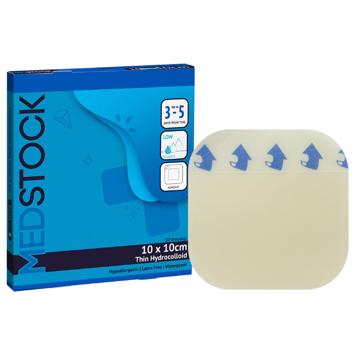 Medstock Hydrocolloid Dressing 10cm x 10cm 10 Pack