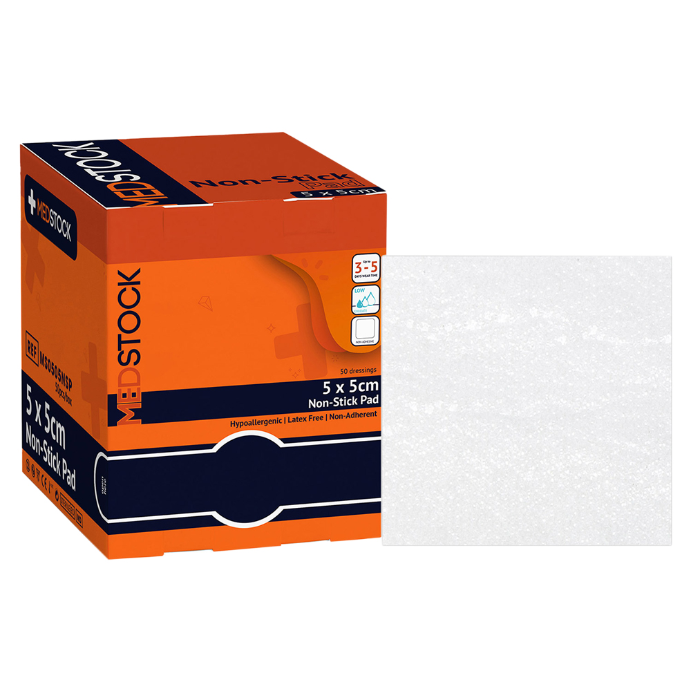 Medstock Non-stick Pad 5cm x 5cm 50 Pack