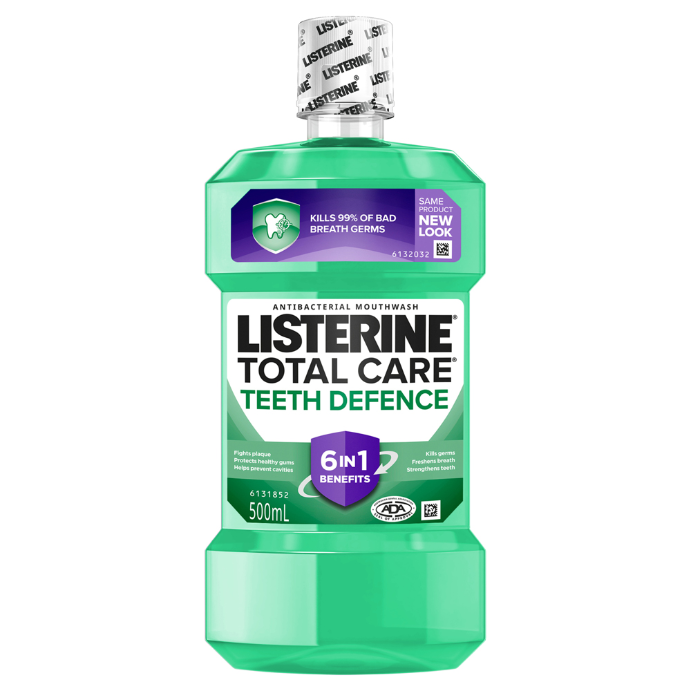 Listerine Teeth Defence Mouthwash 500mL