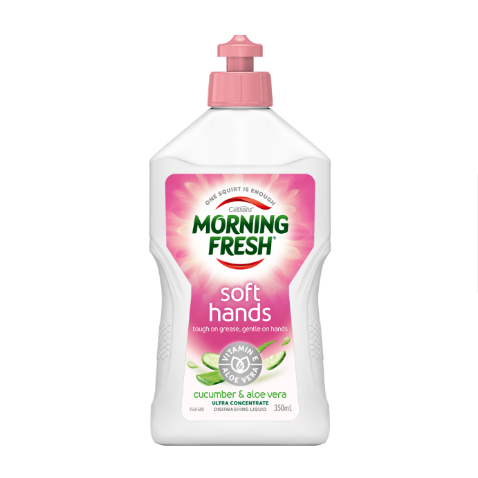 MORNING FRESH Soft Hands Cucumber & Aloe Vera Dishwashing Liquid 350mL