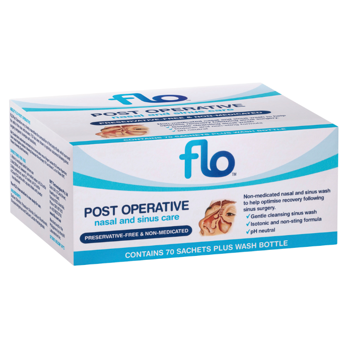 Flo Post Operative Bottle & 70 Sachets 1 Kit