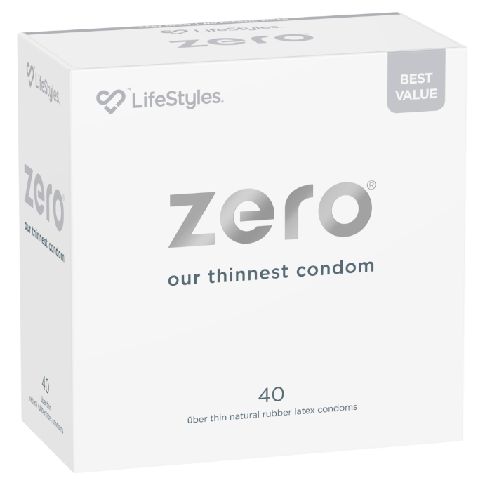 LifeStyles Zero Uber Thin Condoms 40 Pack