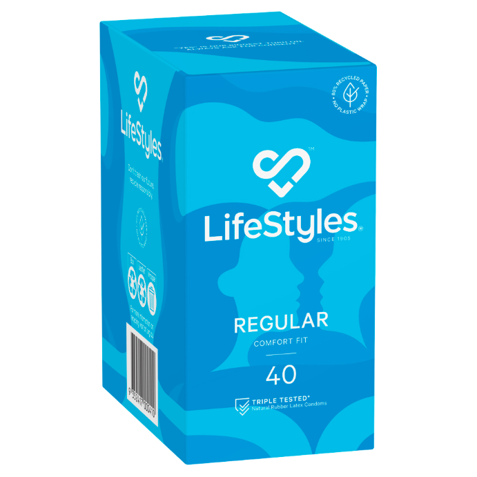 LifeStyles Regular Condoms 40 Pack