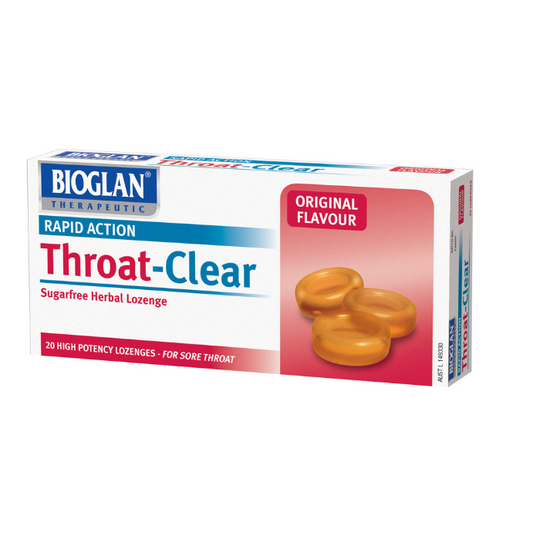 Bioglan Throat Clear Original Lozenges 20 Lozenges