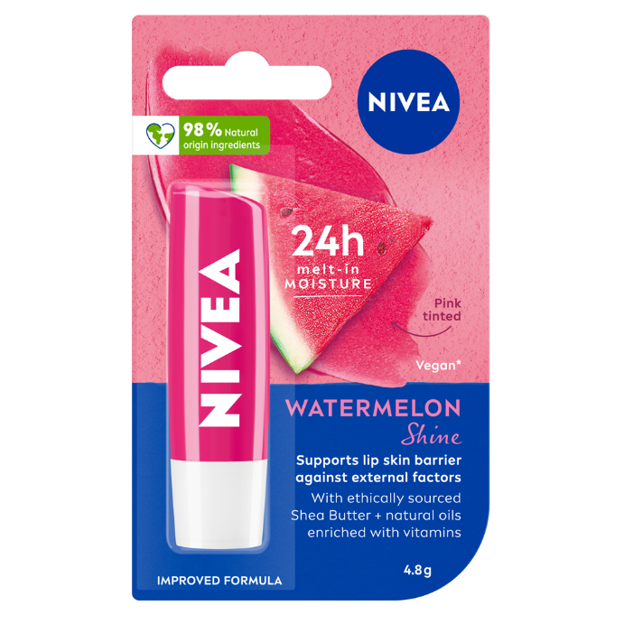 NIVEA 24h Melt-In Moisture Watermelon Shine 4.8g