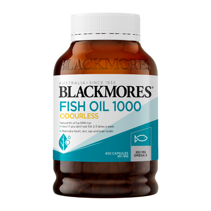 Blackmores Fish Oil 1000 Odourless 400 Capsules